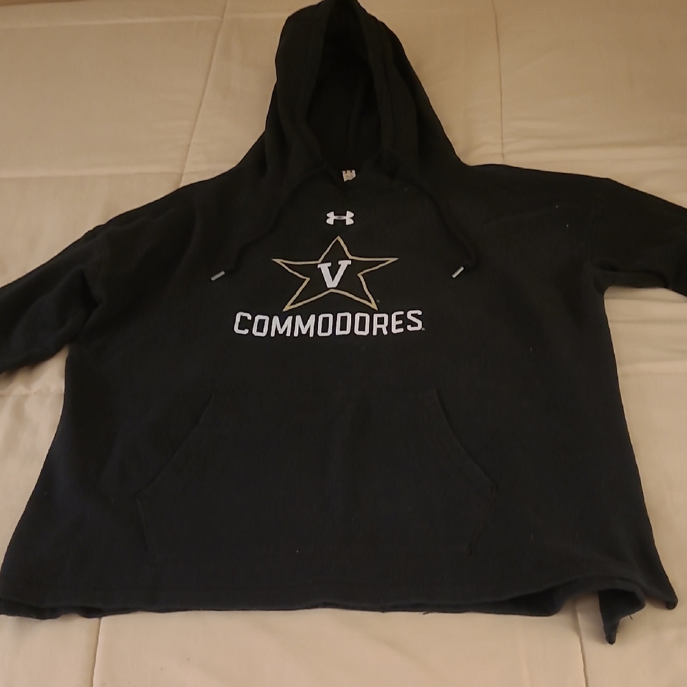 Vanderbilt Commodores Under Armour Hoodie Pullover Sweatshirt Women's Size XL